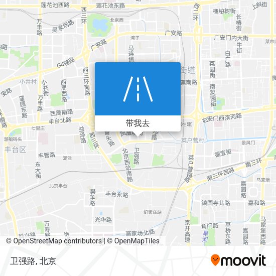 卫强路地图