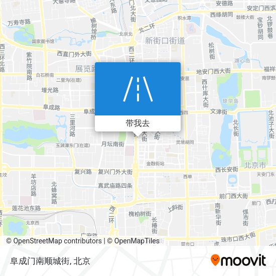 阜成门南顺城街地图