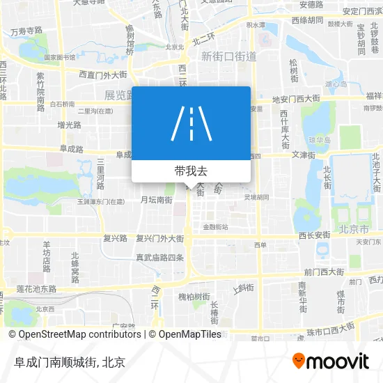 阜成门南顺城街地图