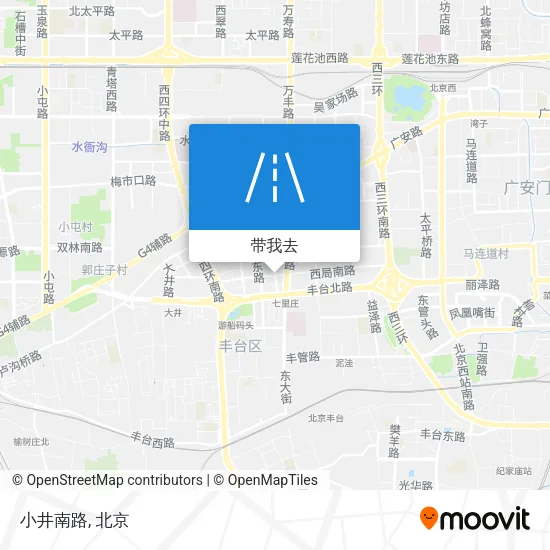 小井南路地图