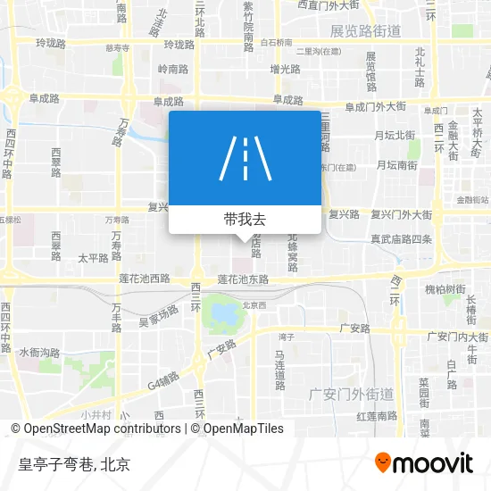 皇亭子弯巷地图