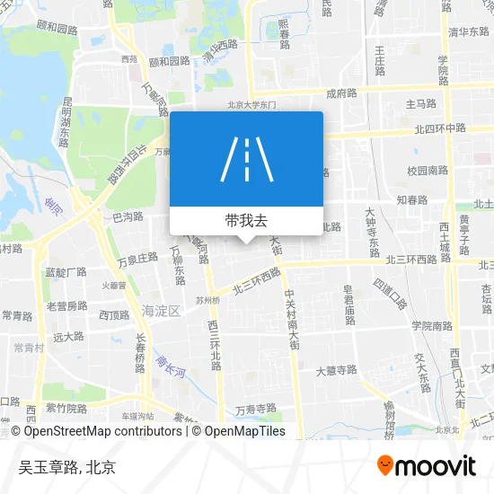 吴玉章路地图