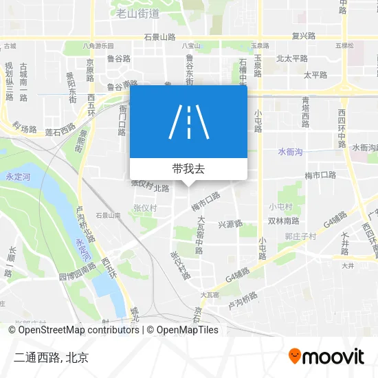 二通西路地图