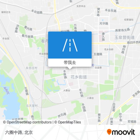 六圈中路地图