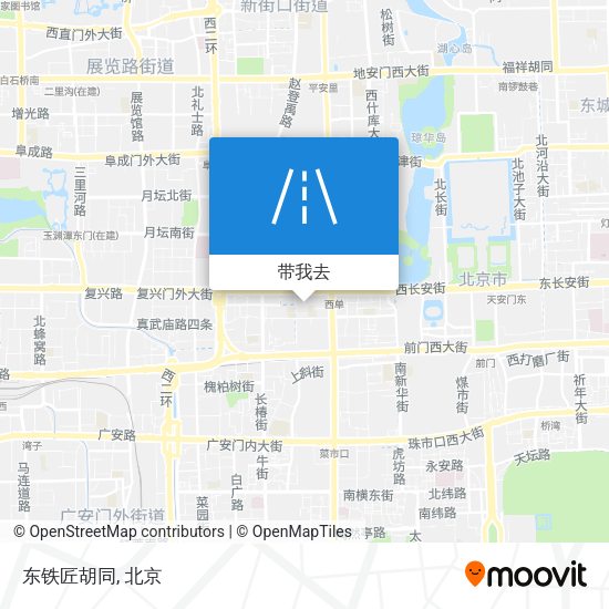 东铁匠胡同地图