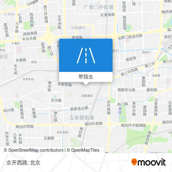 京开西路地图