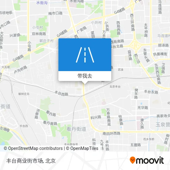 丰台商业街市场地图