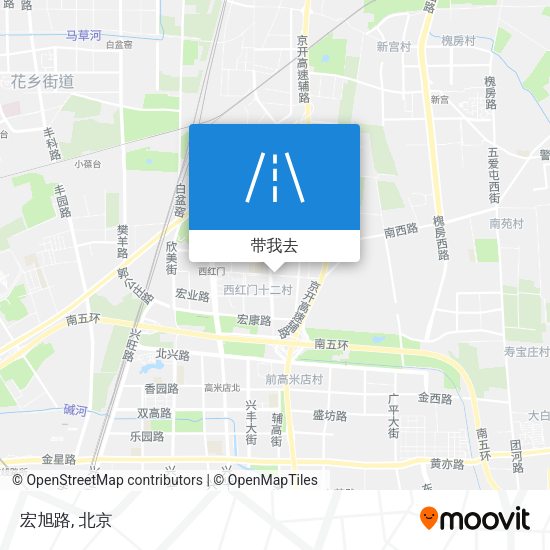 宏旭路地图