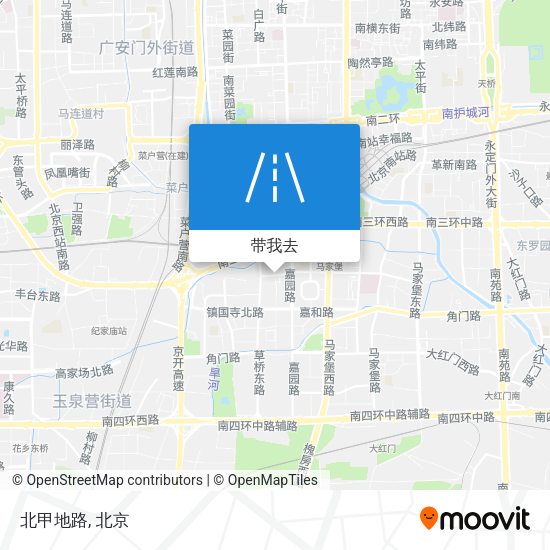 北甲地路地图