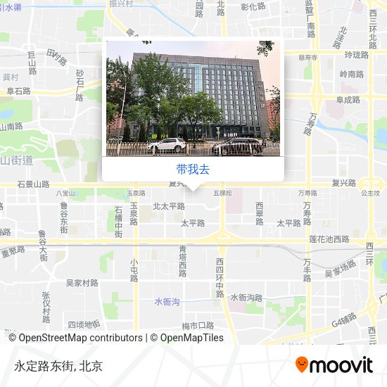 永定路东街地图