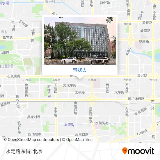 永定路东街地图