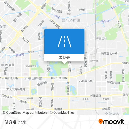 健身道地图