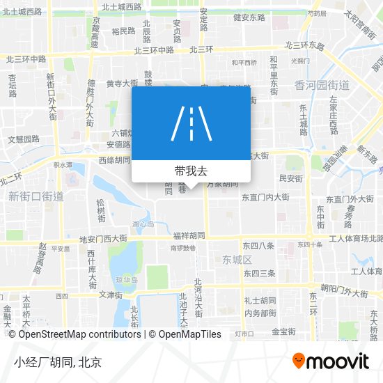 小经厂胡同地图