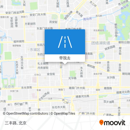 三丰路地图