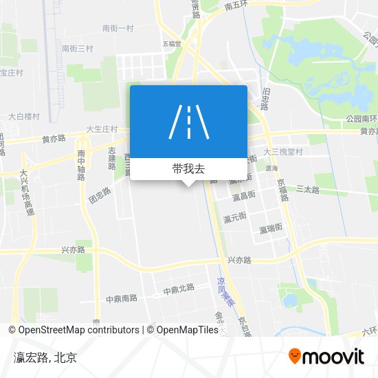 瀛宏路地图