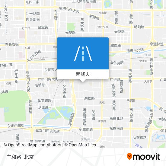 广和路地图