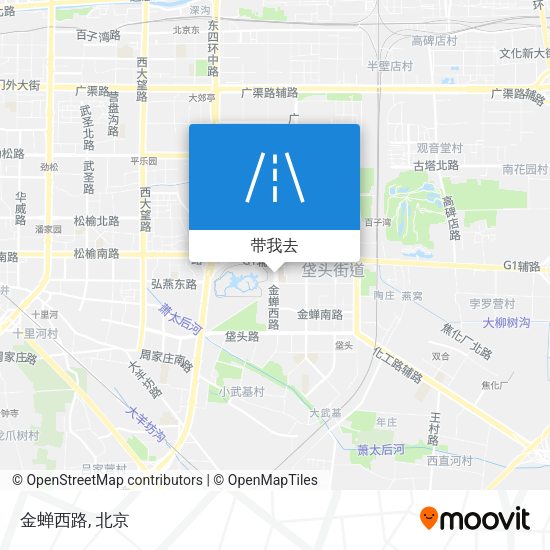 金蝉西路地图