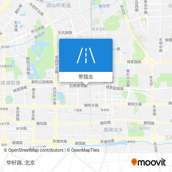 华轩路地图
