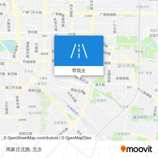 周家庄北路地图