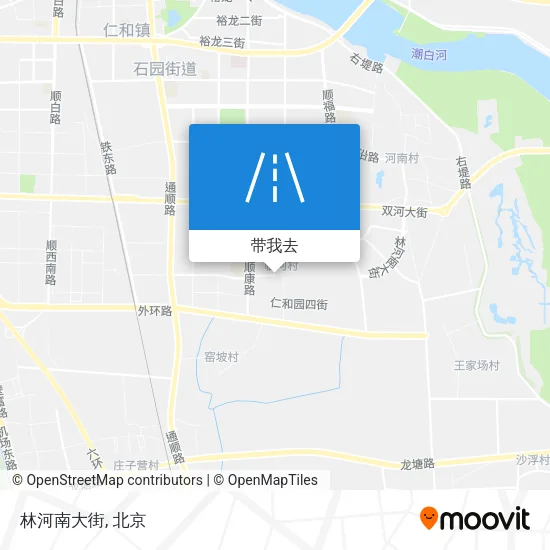 林河南大街地图