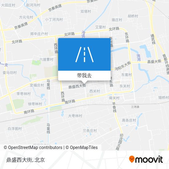 鼎盛西大街地图