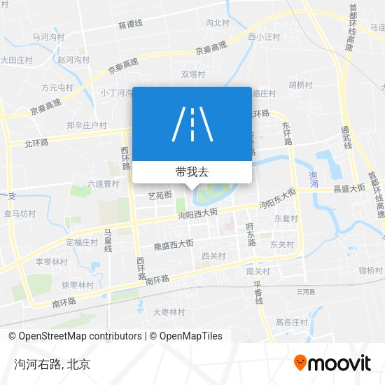 泃河右路地图