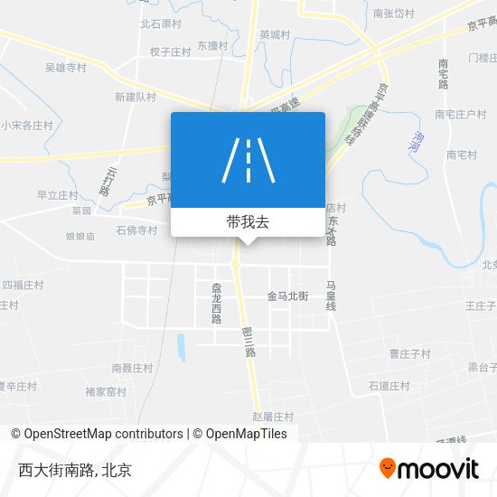 西大街南路地图