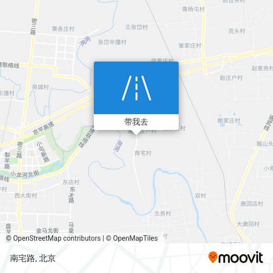 南宅路地图
