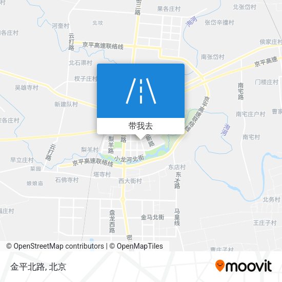 金平北路地图