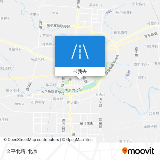 金平北路地图
