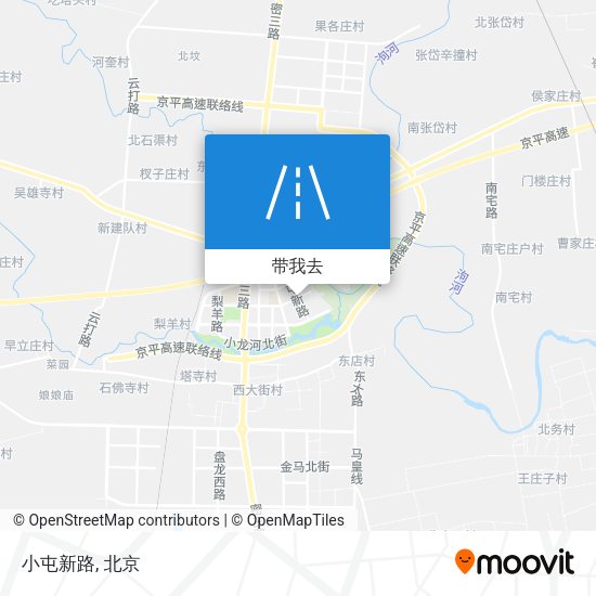 小屯新路地图