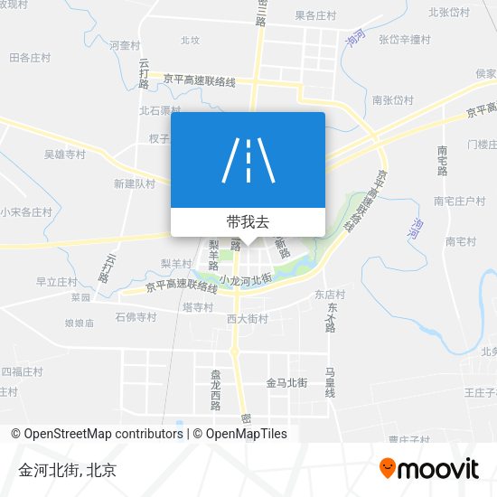 金河北街地图