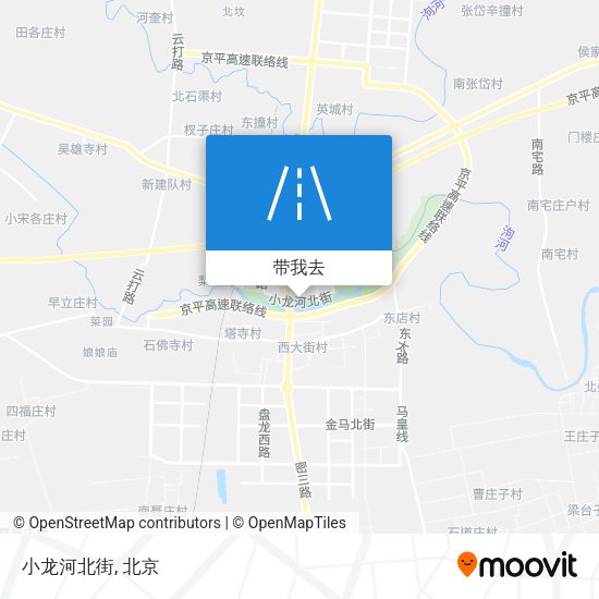 小龙河北街地图