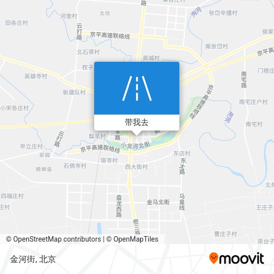 金河街地图