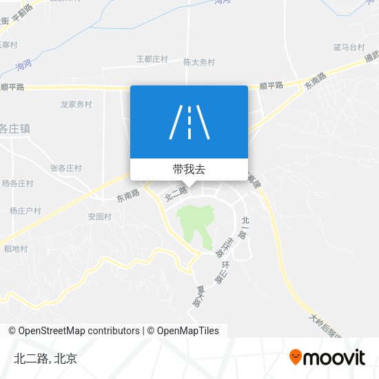 北二路地图