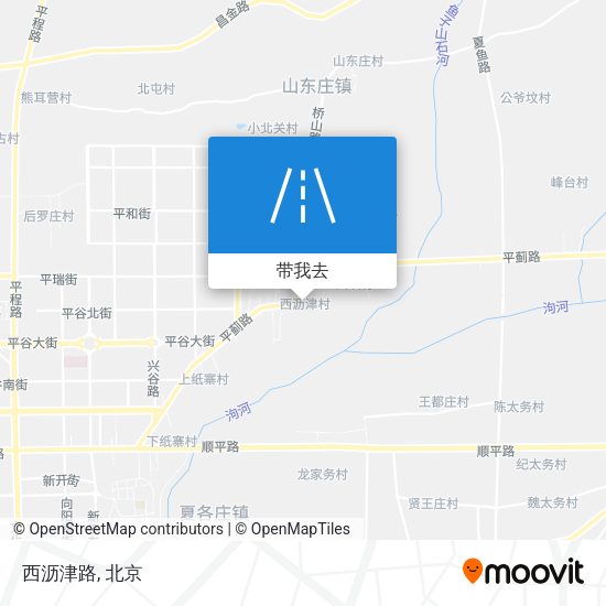 西沥津路地图