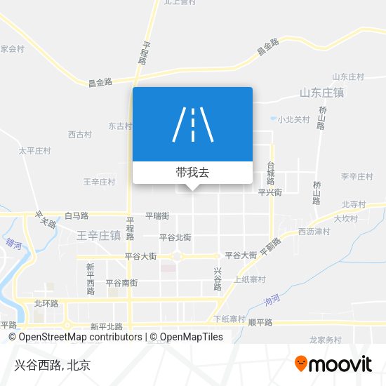 兴谷西路地图