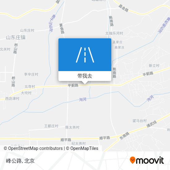 峰公路地图