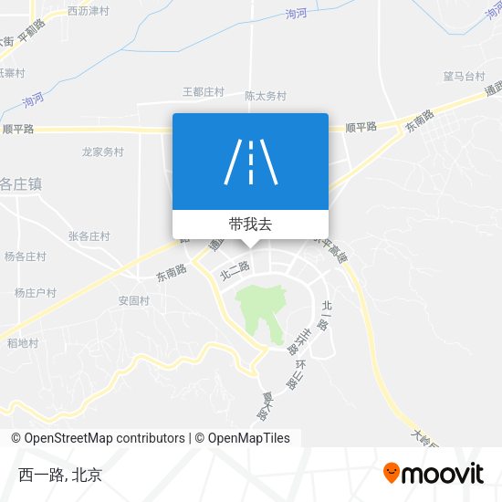 西一路地图