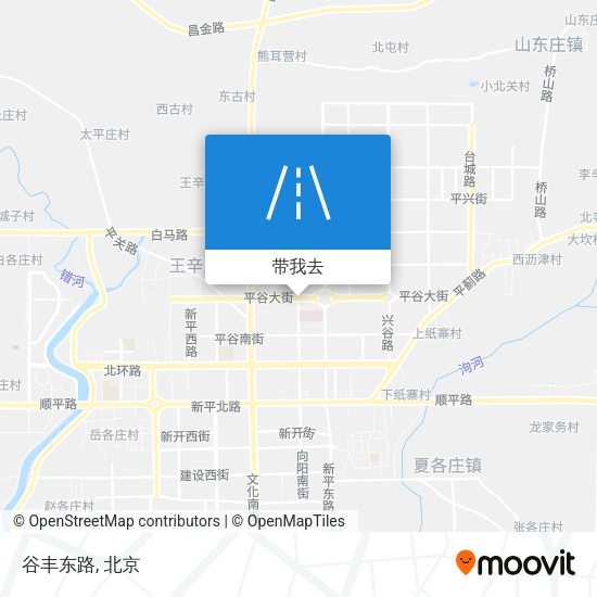 谷丰东路地图