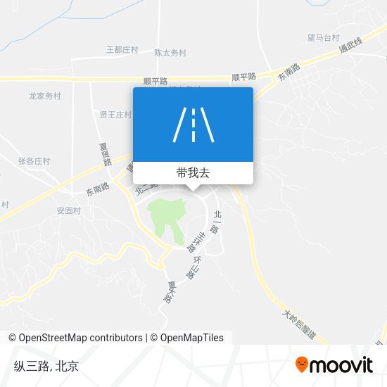 纵三路地图