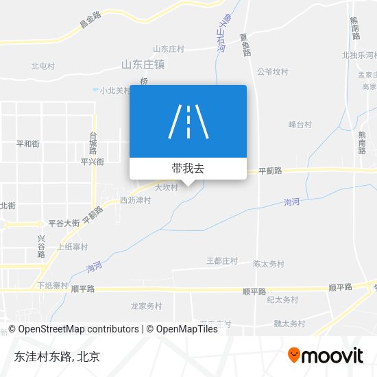 东洼村东路地图