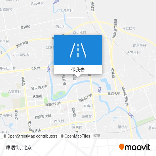 康居街地图