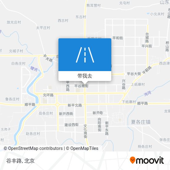 谷丰路地图