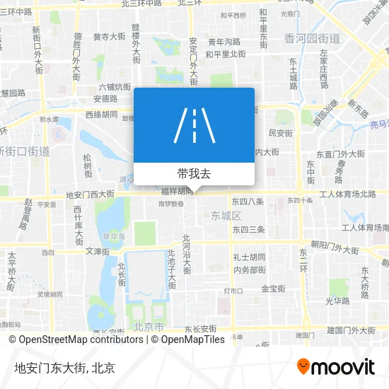 地安门东大街地图