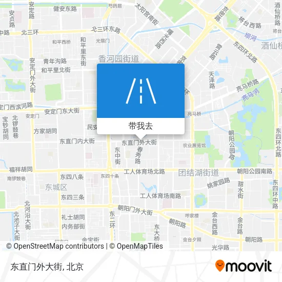 东直门外大街地图