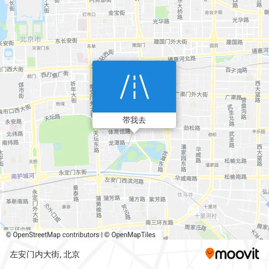 左安门内大街地图