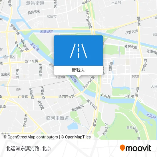 北运河东滨河路地图