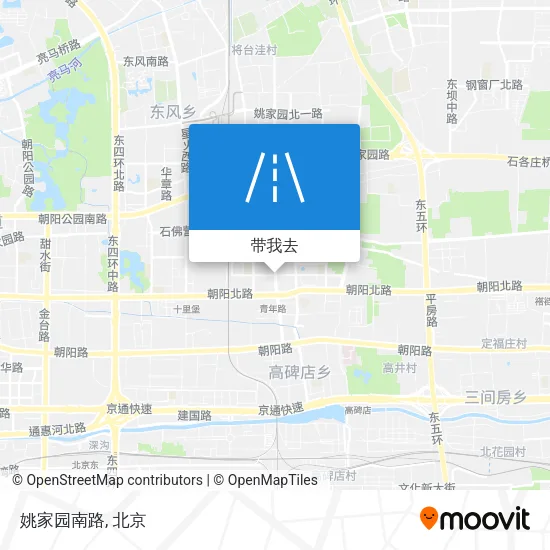姚家园南路地图