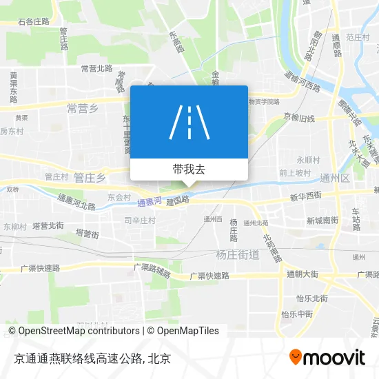 京通通燕联络线高速公路地图